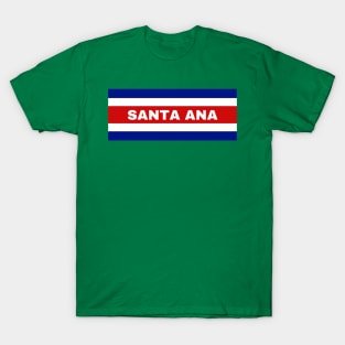 Santa Ana City in Costa Rican Flag Colors T-Shirt